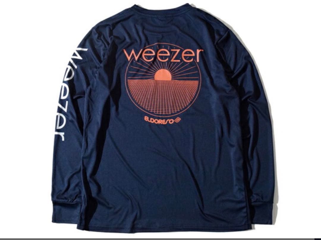 ELDORESO✰ランニングロングTシャツ✰Ｌサイズ✰ネイビー