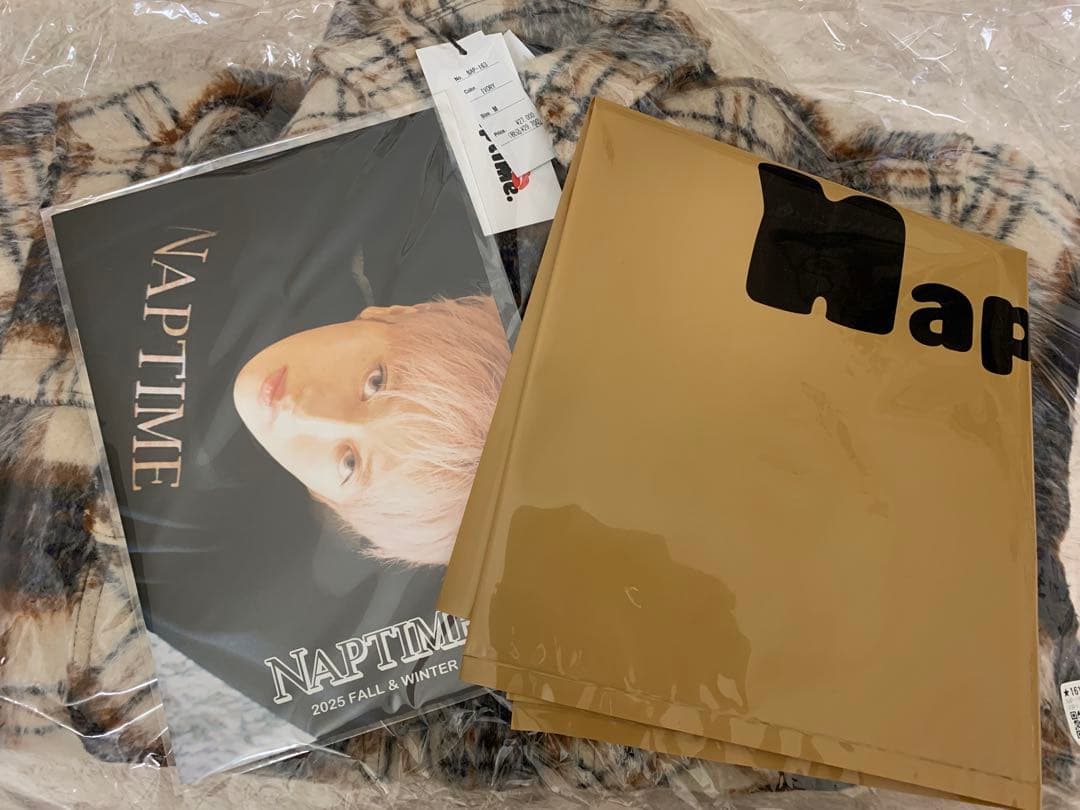 Naptime. チェック中綿ジャケット IVORY 【M】