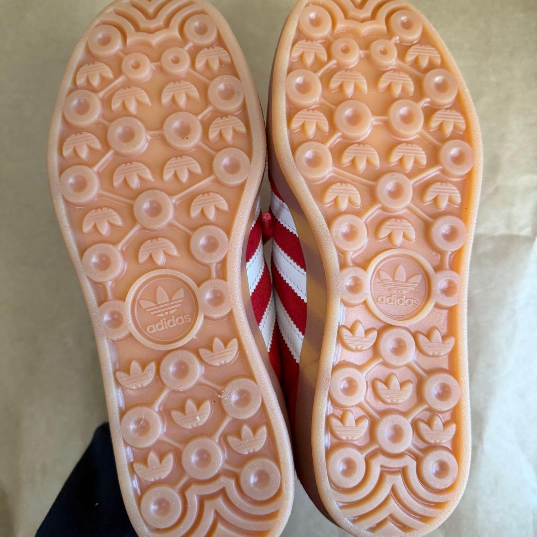 adidas アディダス Gazelle Indoor スニーカー 23cm 赤