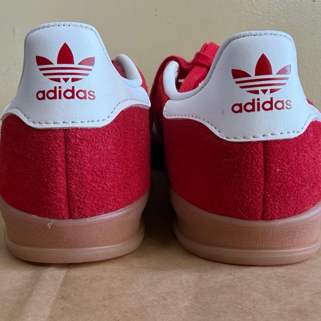 adidas アディダス Gazelle Indoor スニーカー 23cm 赤