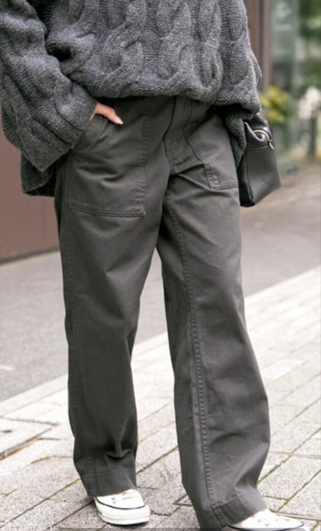 Spick & Span ルーズベイカーパンツ