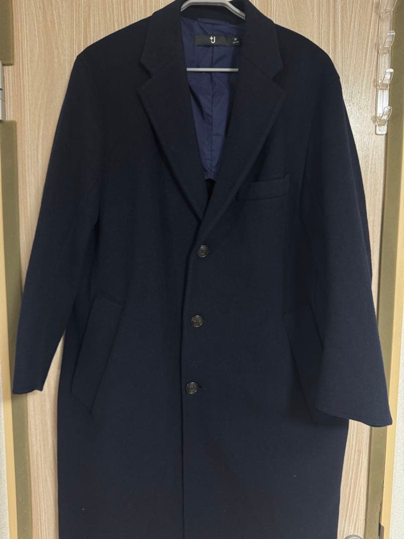 最終値下げUNIQLO +J カシミヤブレンドオーバーサイズチェスターコート
