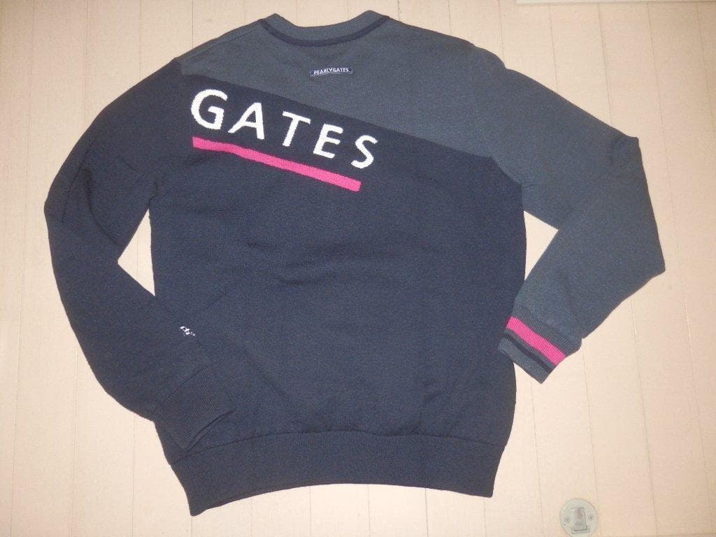 美品 パーリーゲイツ★人気 防寒セーター 2023年モデル★サイズ5 L