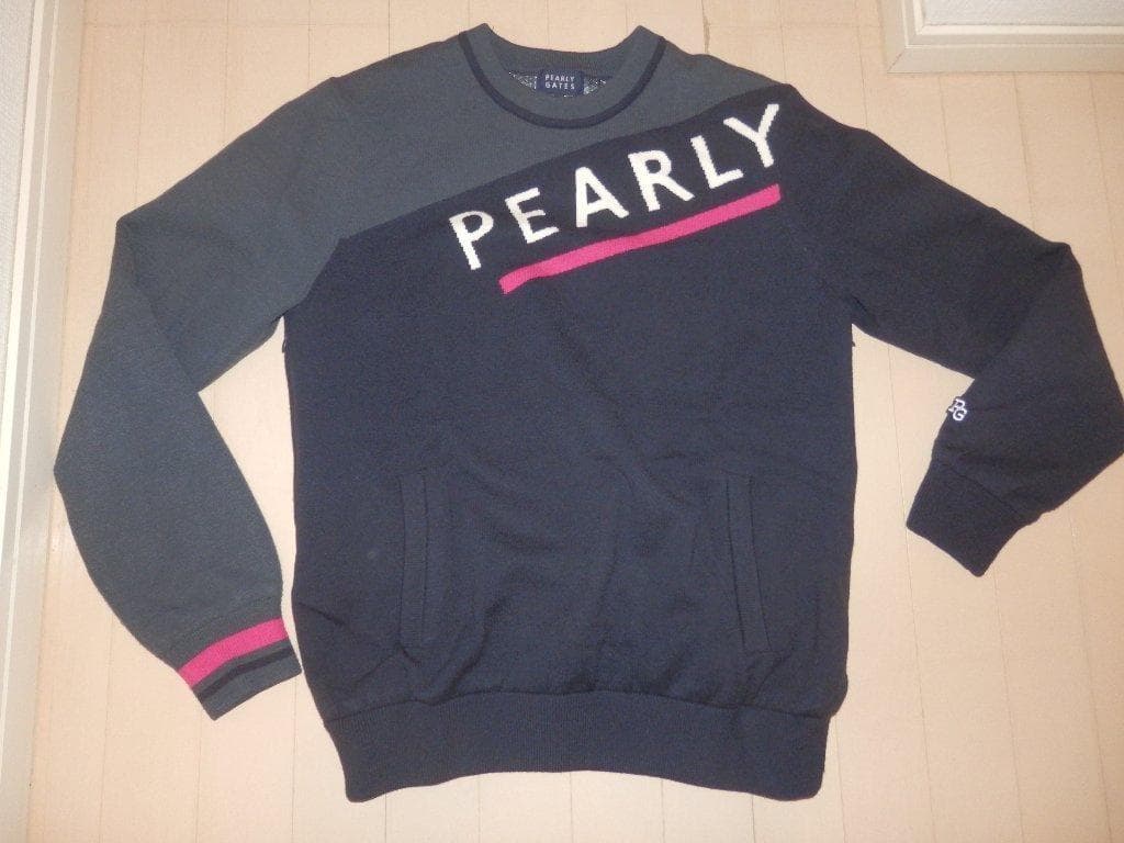 美品 パーリーゲイツ★人気 防寒セーター 2023年モデル★サイズ5 L