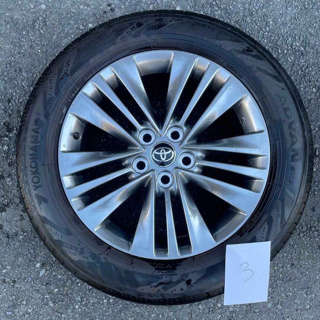 【美品】アルファード40系 Z 純正18インチ ホイール＋タイヤ ③