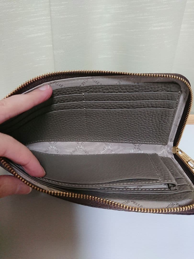 ペレボルサ レネットグッズ 薄型 長財布 スリムウォレット トープ