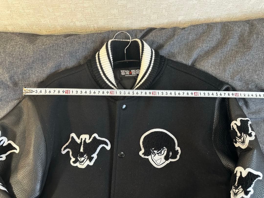 【希少】墓場の画廊 デビルマン/スタジアムジャンパー限定版 袖部分革仕様