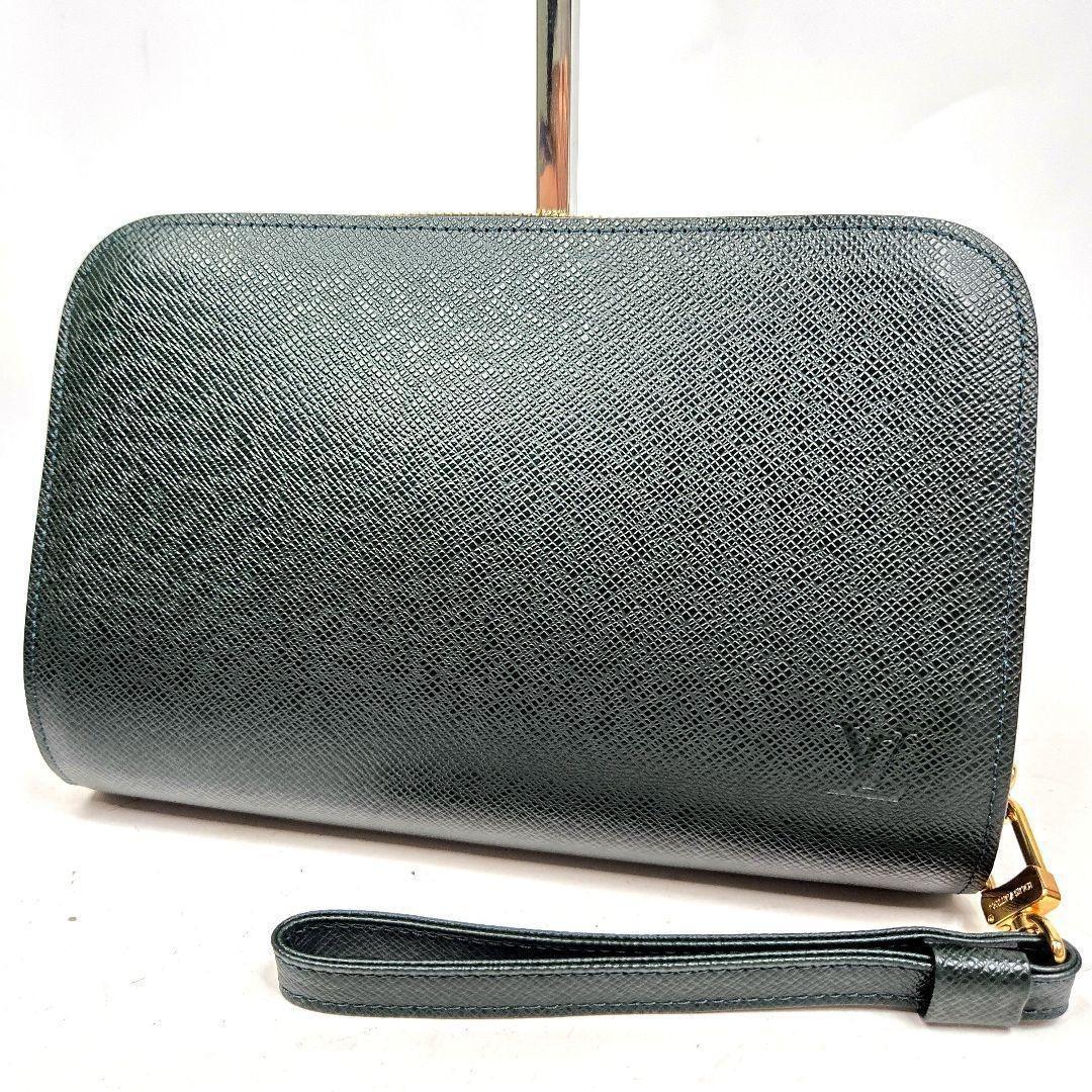 極美品 LOUIS VUITTON バイカル タイガレザー クラッチバッグ