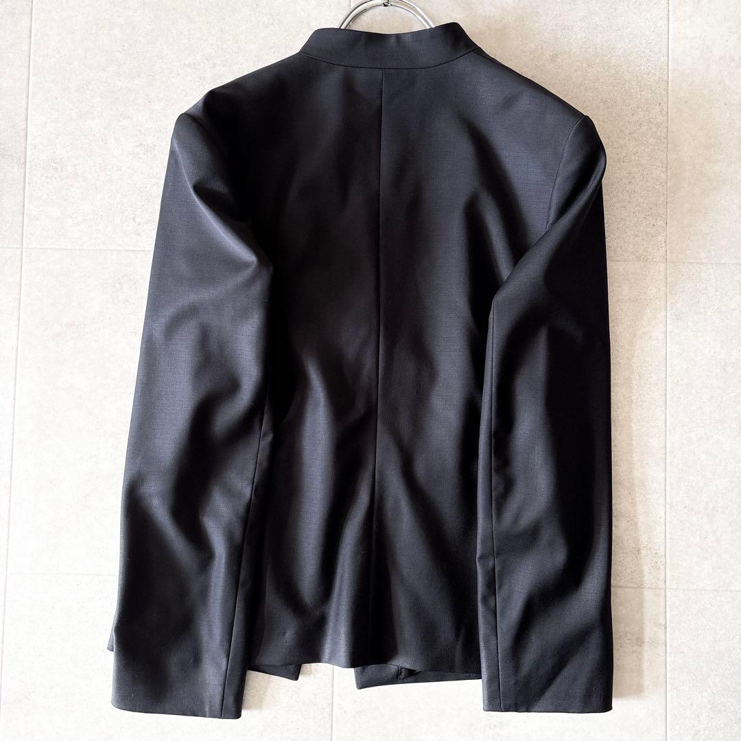 セオリーリュクス EXECUTIVE ノーカラーテーラードジャケット 38 黒