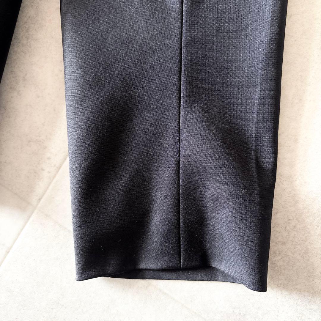 セオリーリュクス EXECUTIVE ノーカラーテーラードジャケット 38 黒