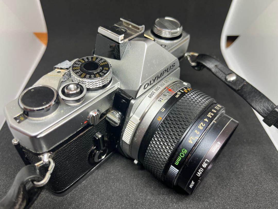 OLYMPUS OM-1 フィルム一眼＋レンズ他一式 ジャンク