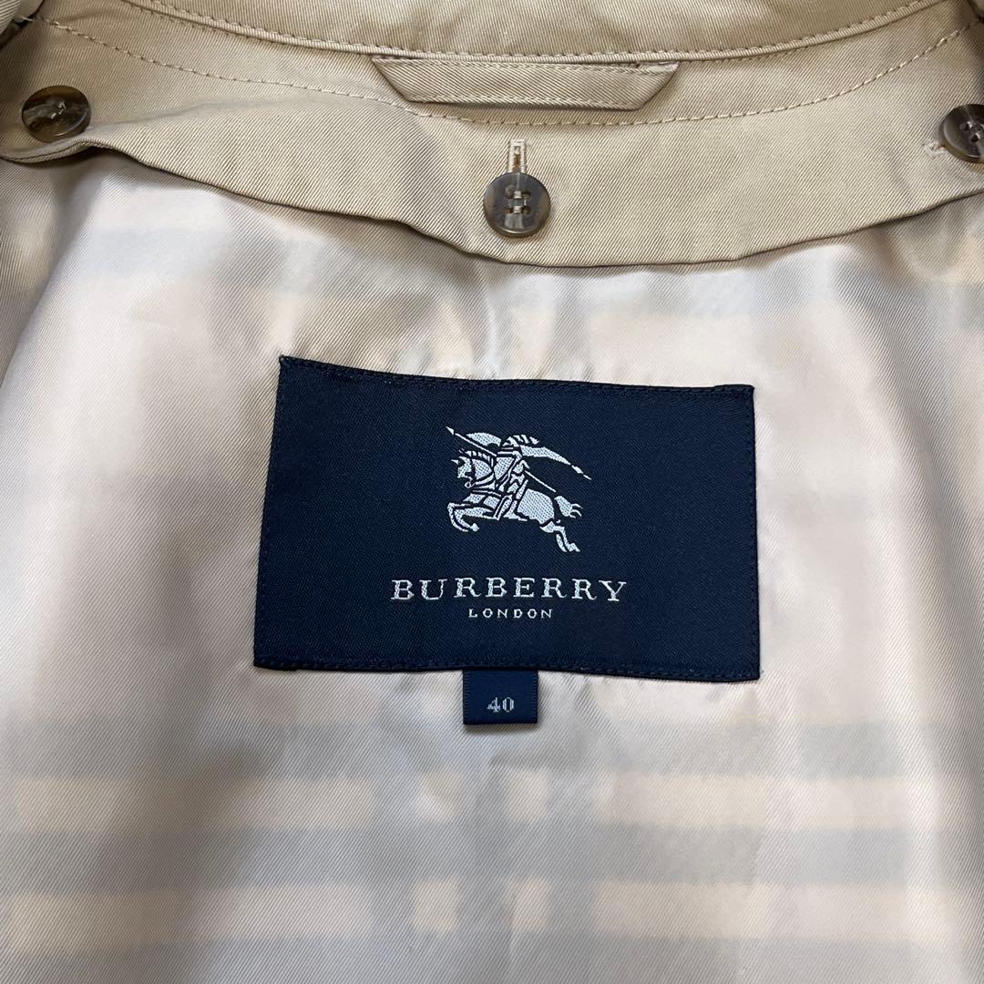 美品 バーバリー トレンチコート ノバチェック ライナー ベルト付 L ベージュ