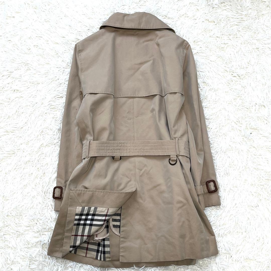 美品 バーバリー トレンチコート ノバチェック ライナー ベルト付 L ベージュ