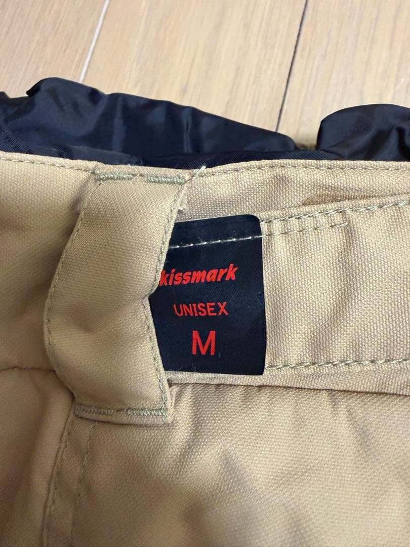 kissmark スノーボードウェアセット 黒とベージュ