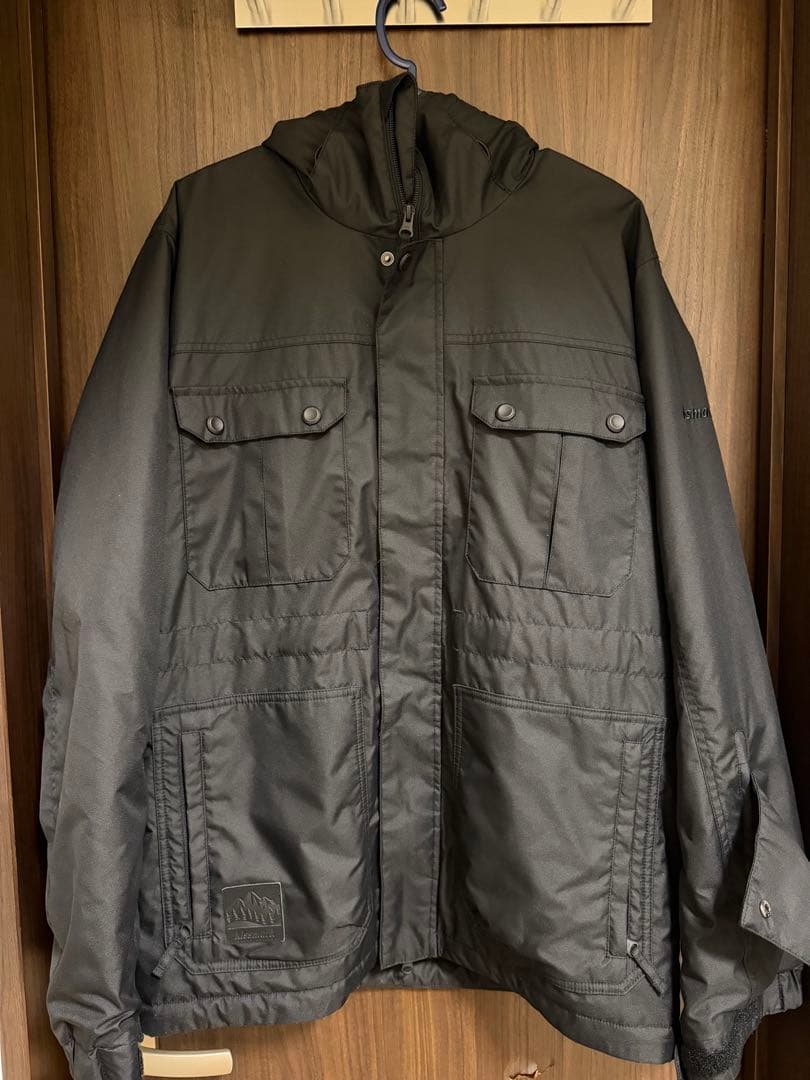 kissmark スノーボードウェアセット 黒とベージュ