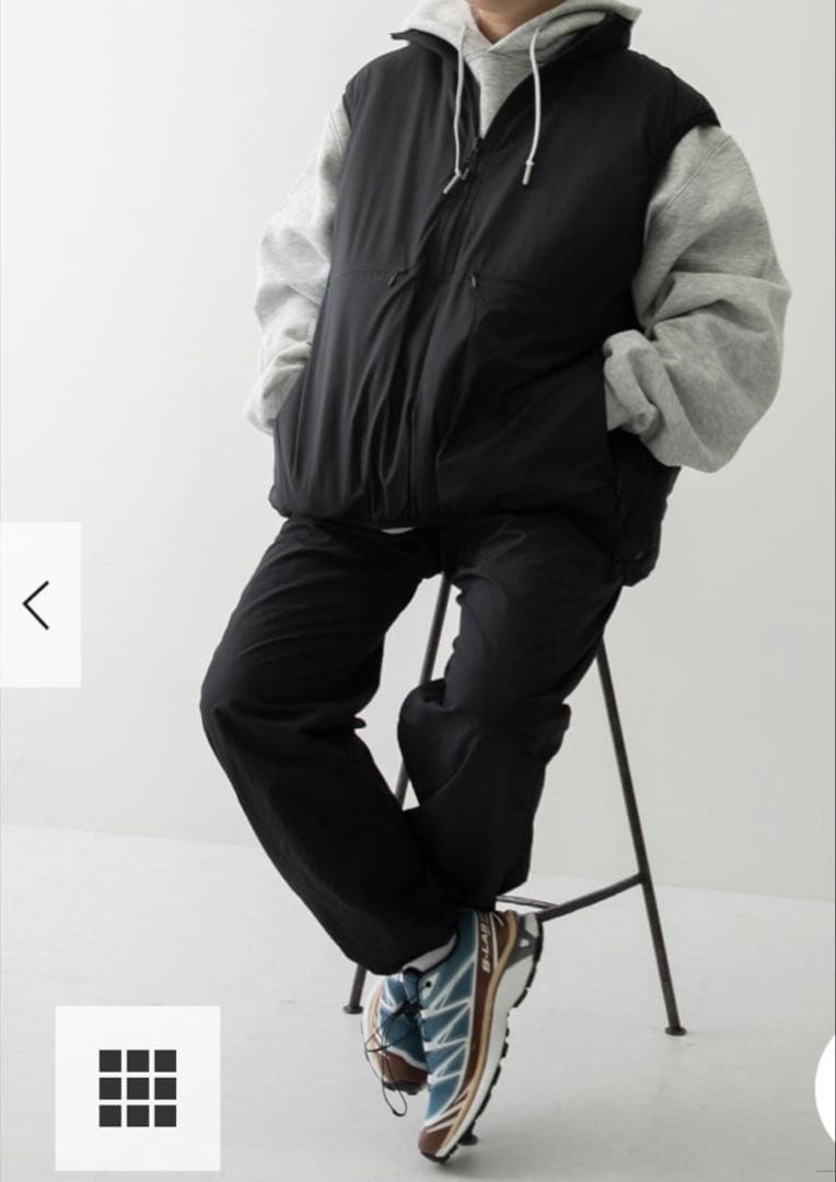 REVERSIBLE PULLOVER PUFF VEST ダイワピア