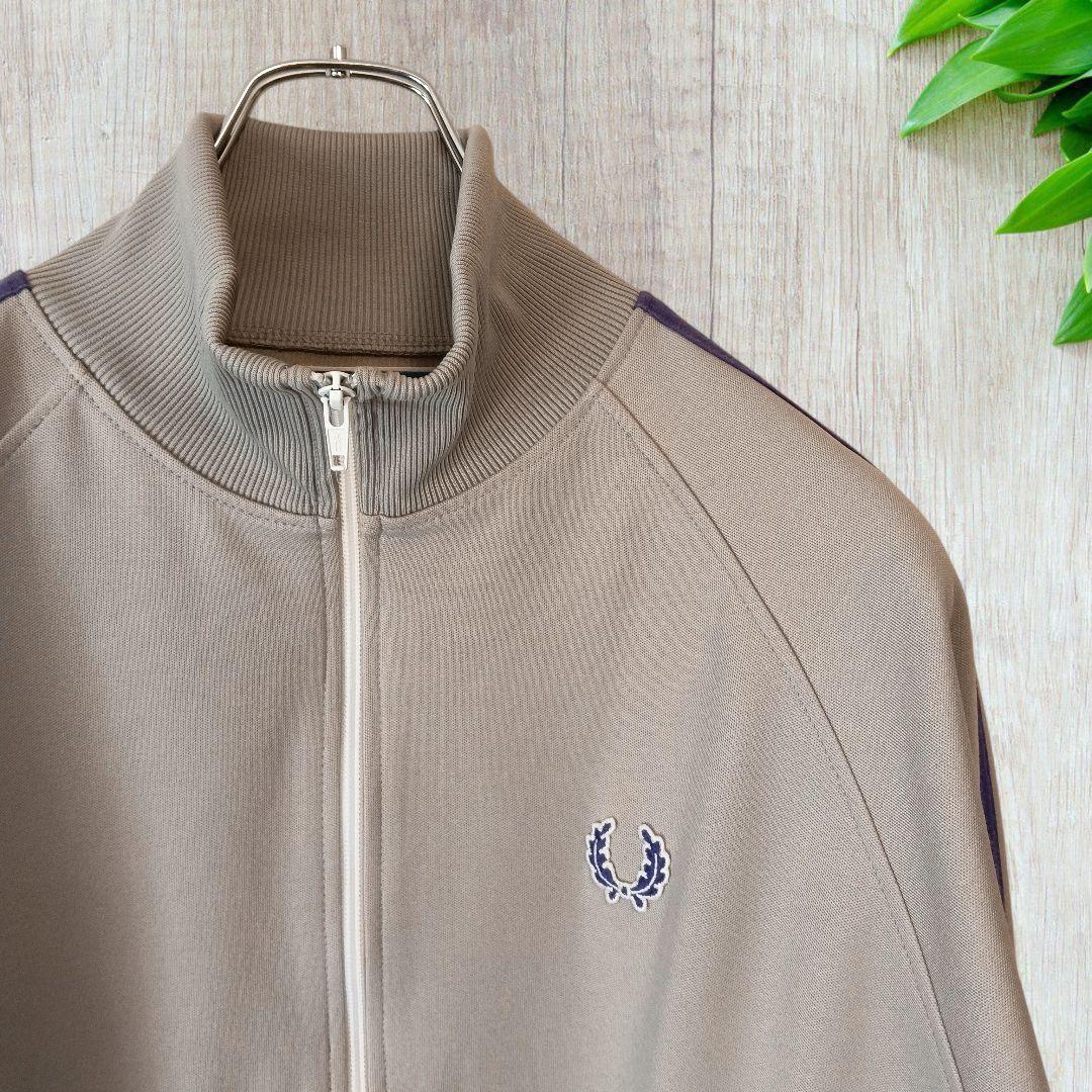 美品フレッドペリー ポルトガル製 ラインジャージ ポリエステル グレー L