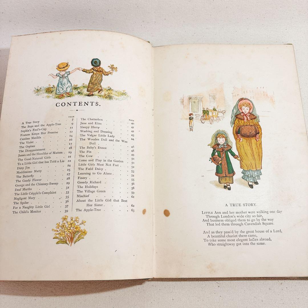 絵本　ケイト グリーナウェイ　アン LITTLE ANN