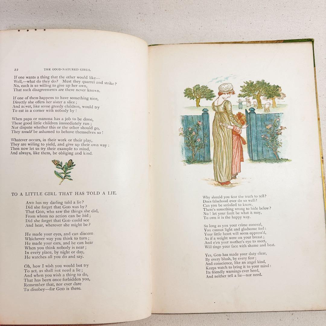 絵本　ケイト グリーナウェイ　アン LITTLE ANN