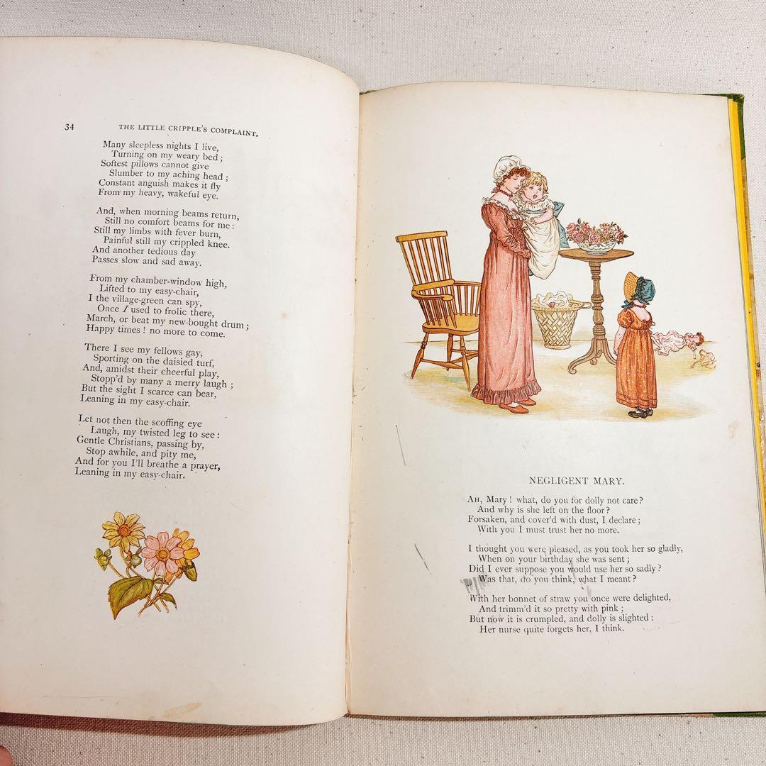 絵本　ケイト グリーナウェイ　アン LITTLE ANN