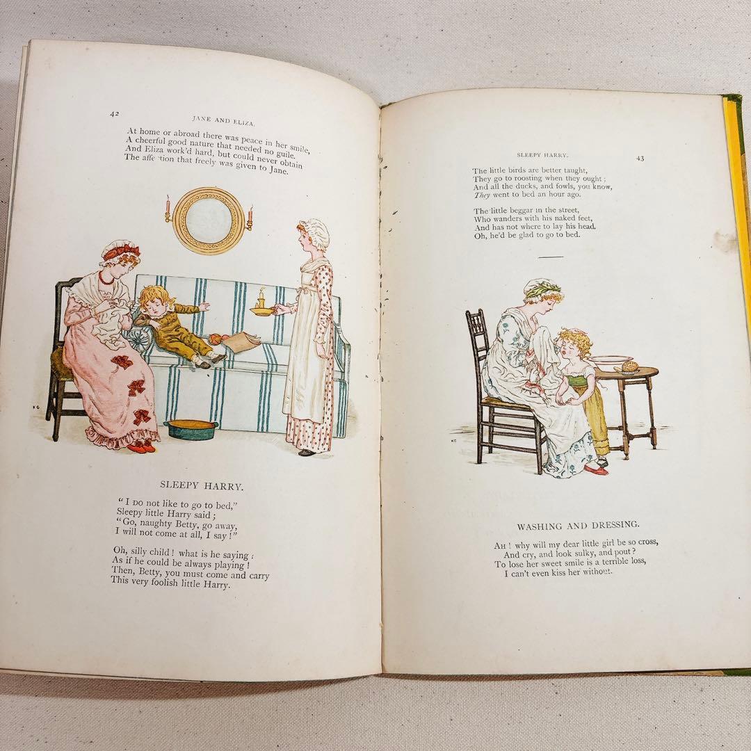 絵本　ケイト グリーナウェイ　アン LITTLE ANN