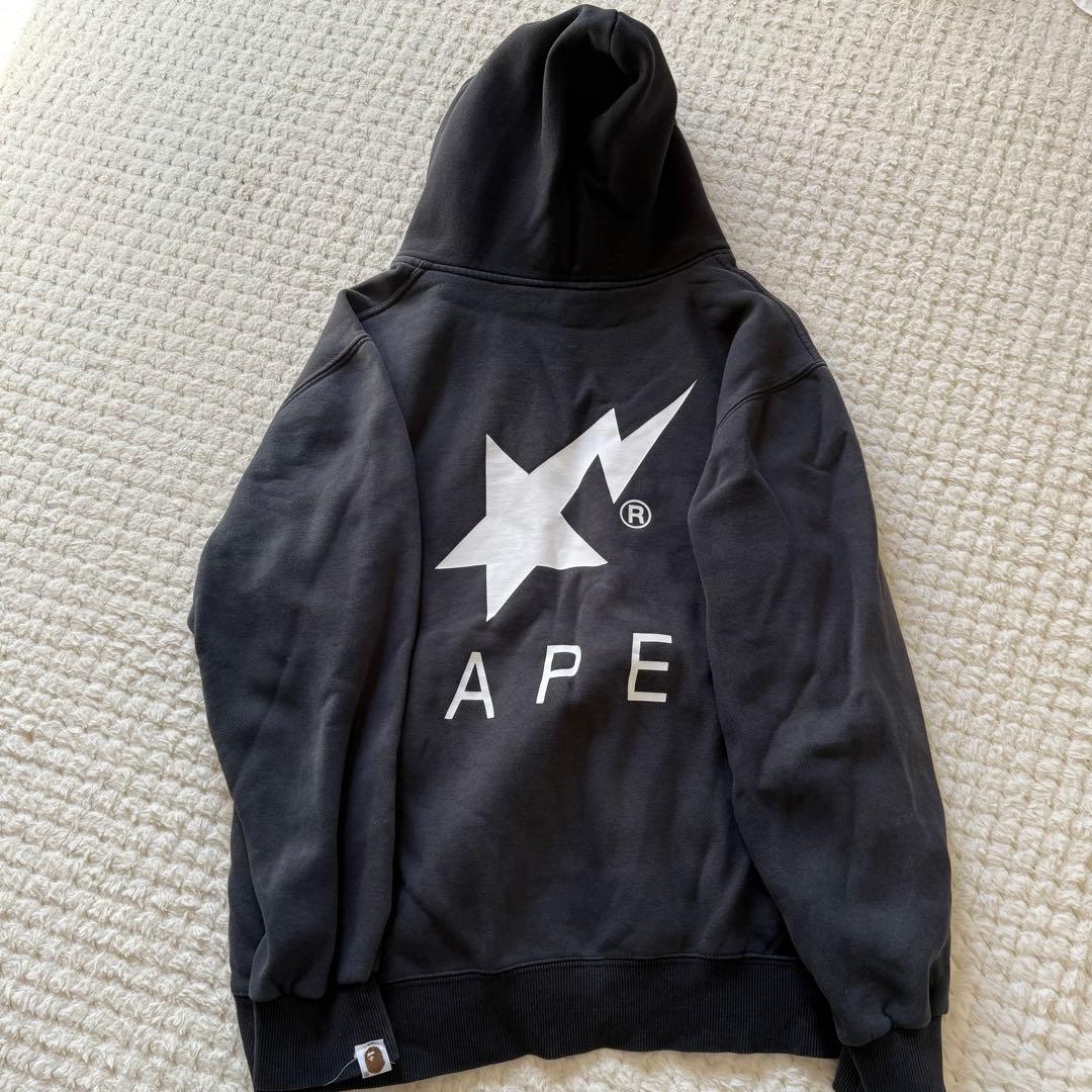 APE カモフラージュロゴ パーカー 90s 初期タグ