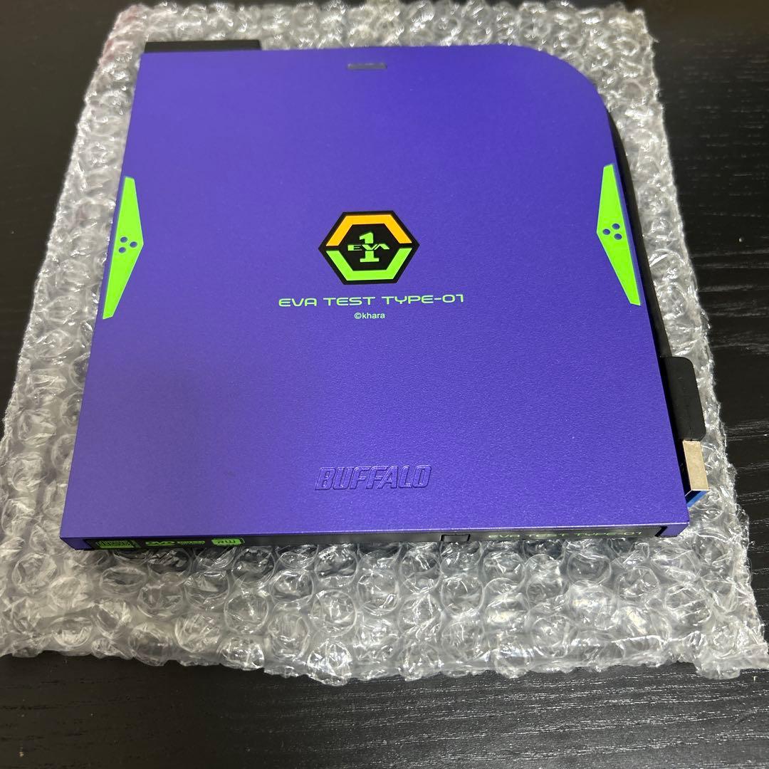 シン・エヴァンゲリオン×バッファロー 限定コラボ ポータブルDVDドライブ