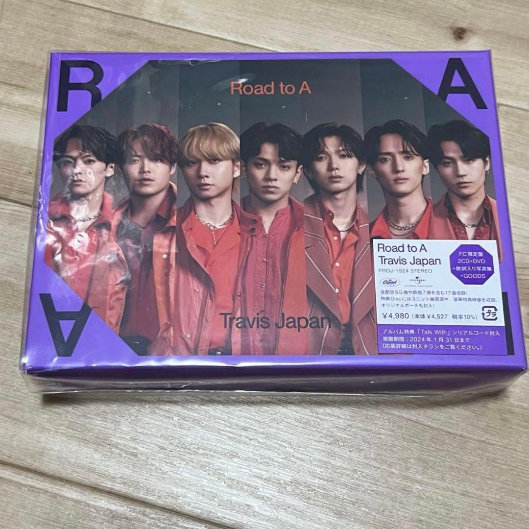 新品未開封Travis Japan Road to A FC限定盤Blu-ray