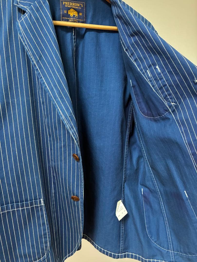 PHERROW'S ウォバッシュテーラードジャケット