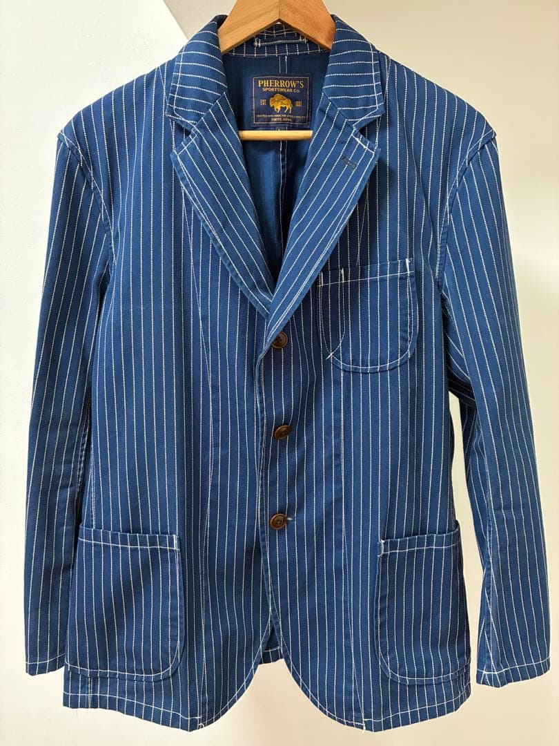 PHERROW'S ウォバッシュテーラードジャケット