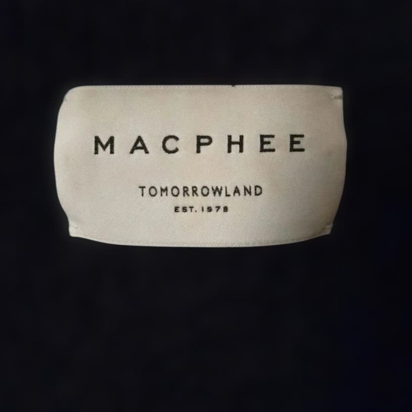 MACPHEE 23SS ツイーディーラッフル クルーネックジレ