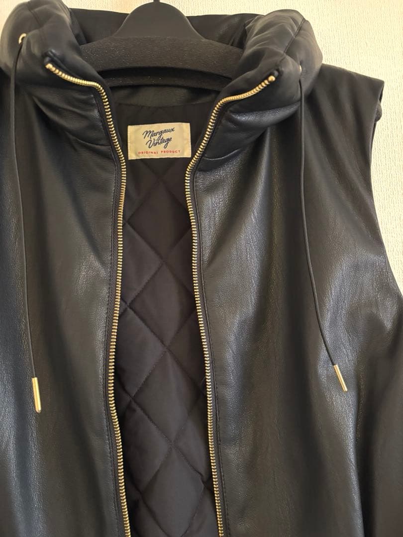 【新品未使用】MARGAUX VINTAGE レザーベスト