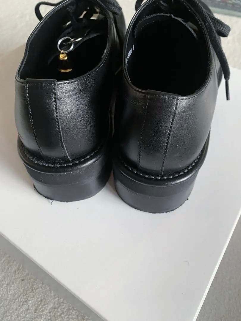 BED jw FORD ブラックレザーシューズ