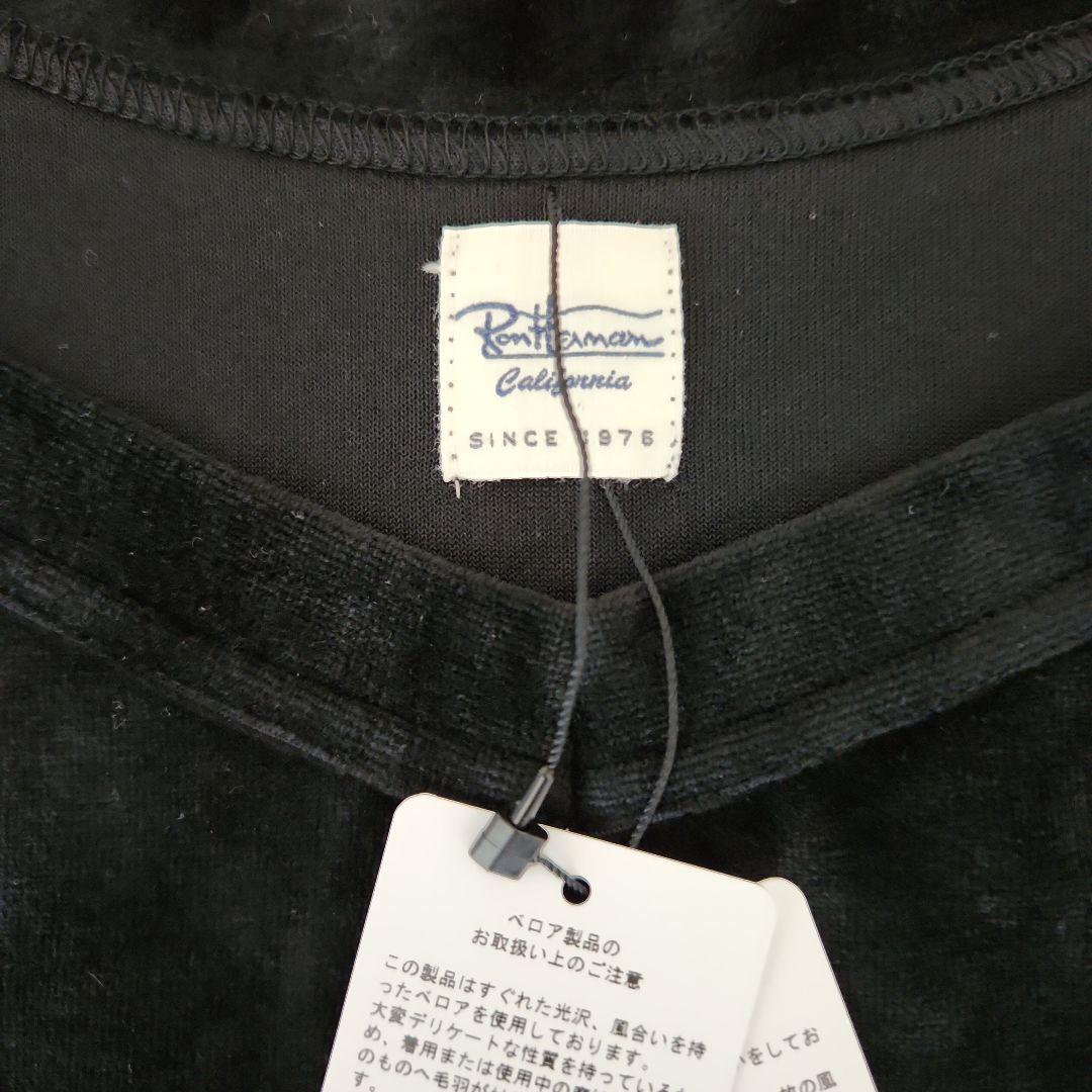 2枚おまとめ ロンハーマン 黒茶 ベロア タンクトップ