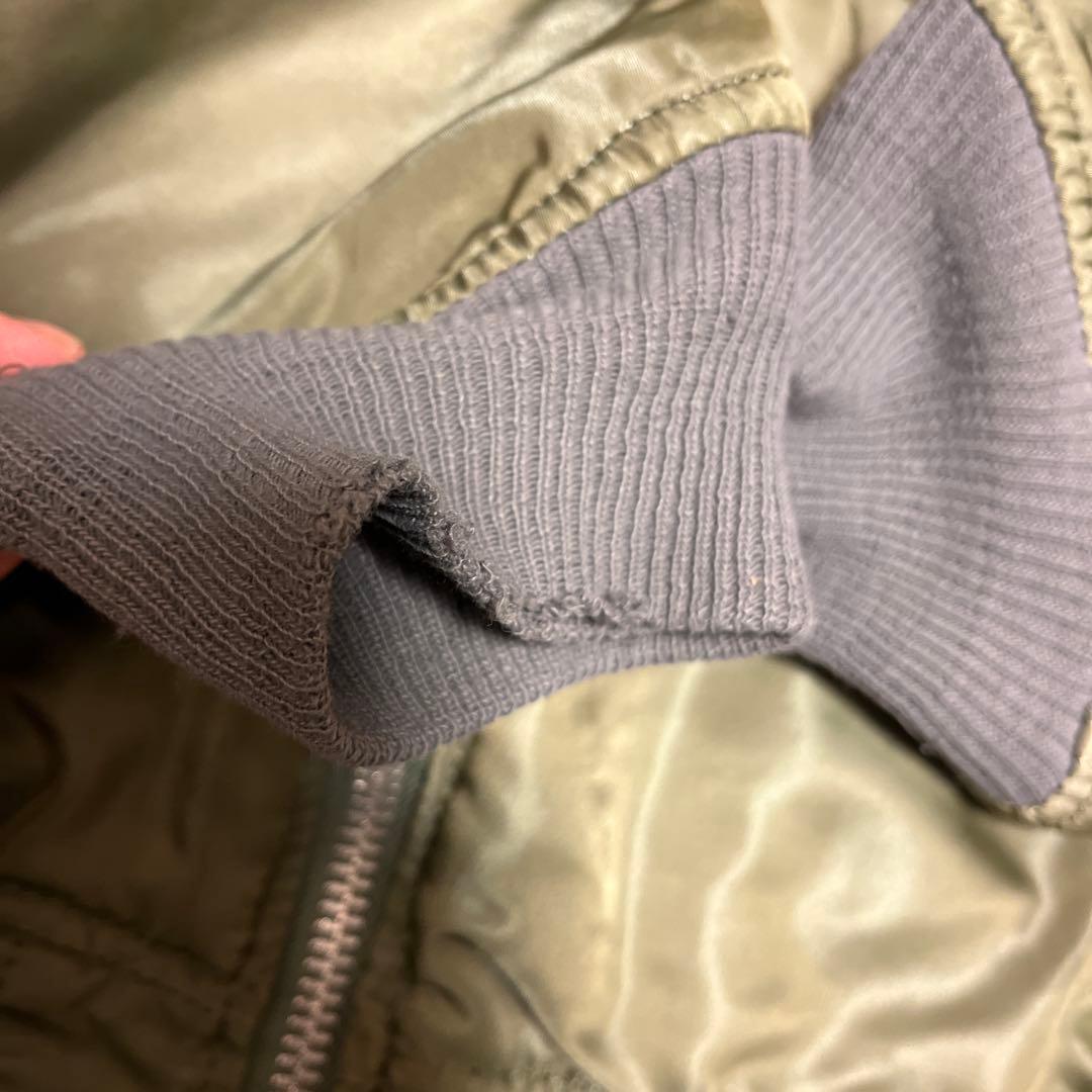 て*様 ALPHA MA-1 USA製 IDEAL ZIP