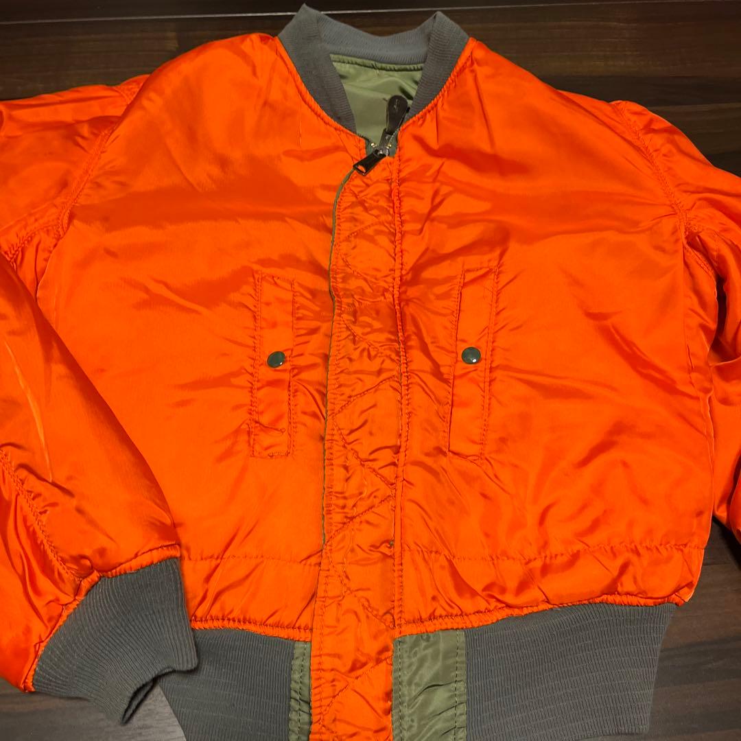 て*様 ALPHA MA-1 USA製 IDEAL ZIP