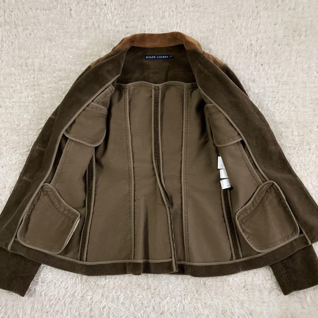 ラルフローレン コーデュロイテーラードジャケット ウエスタン くるみボタン