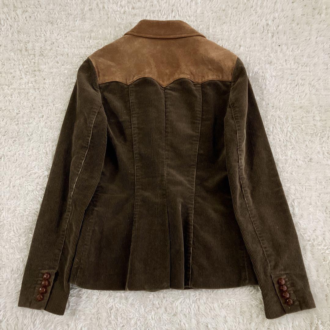ラルフローレン コーデュロイテーラードジャケット ウエスタン くるみボタン