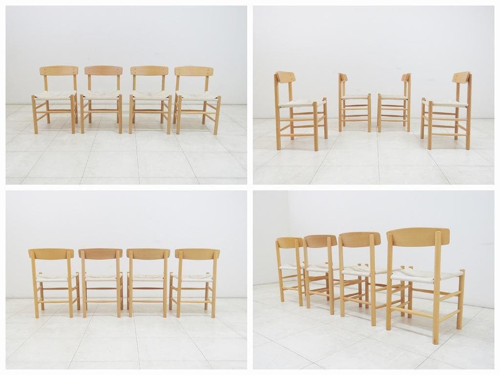 ボーエ・モーエンセン シェーカーチェア 4脚セット ダイニング リプロダクト