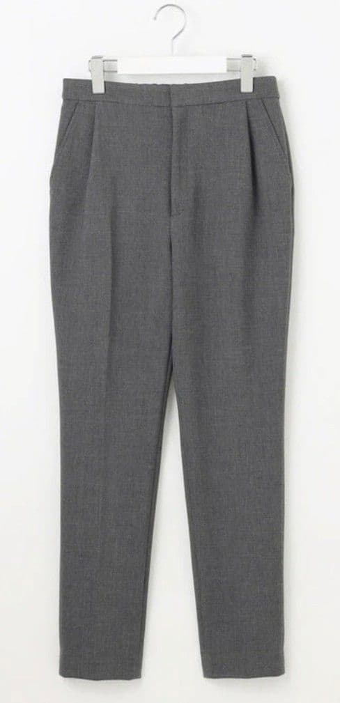 【新品タグ付】オンワード ウールダブルクロス スティック パンツ R 高橋リタ