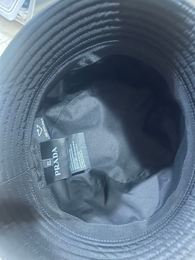 【希少XL】PRADA ブラック バケットハット