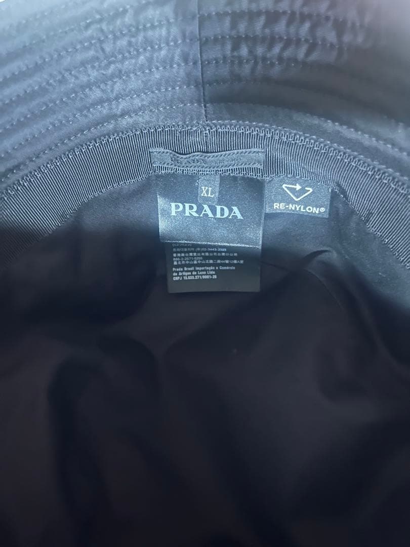 【希少XL】PRADA ブラック バケットハット