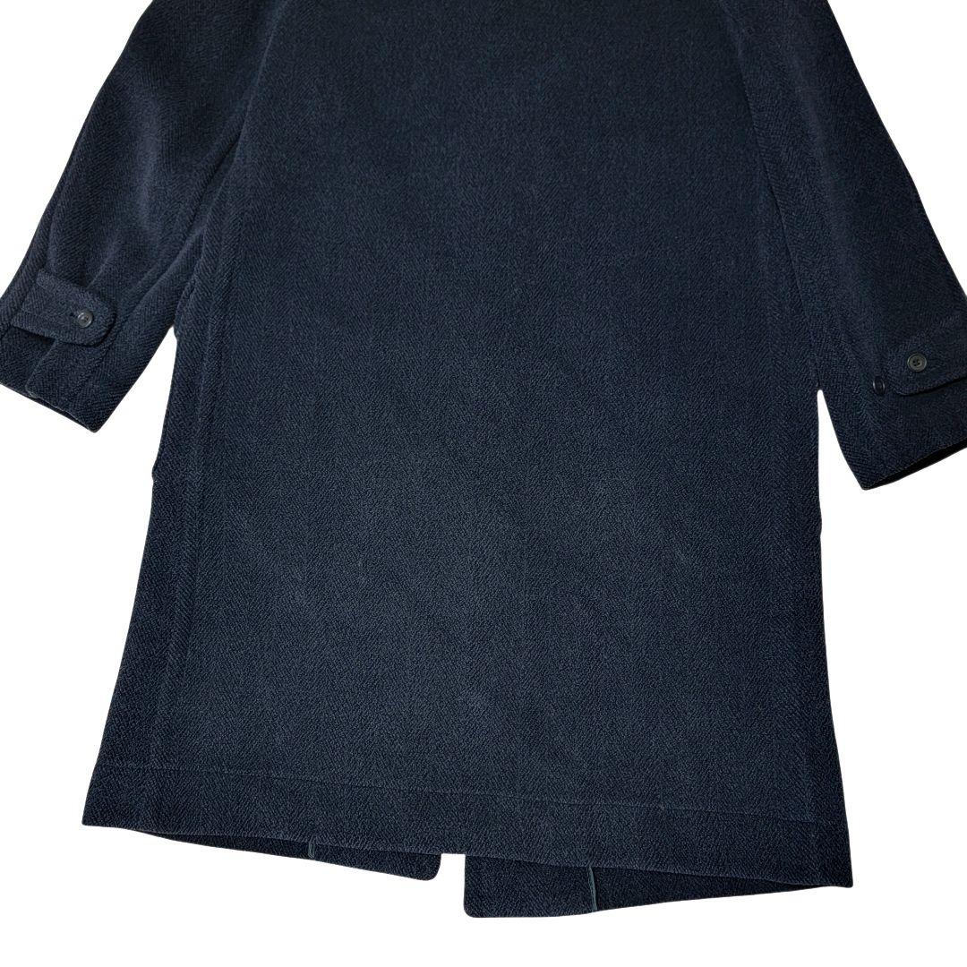 99AW チベット社 ムーアブルック製 カットパイル ダッフルコート 濃紺