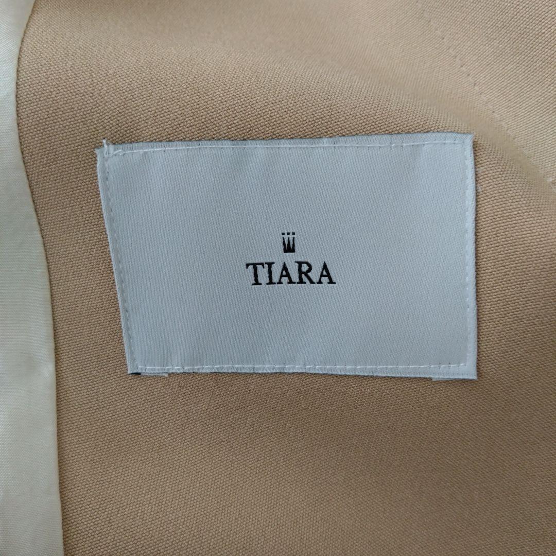 【新品未使用】ティアラ ベージュ テーラードジャケット