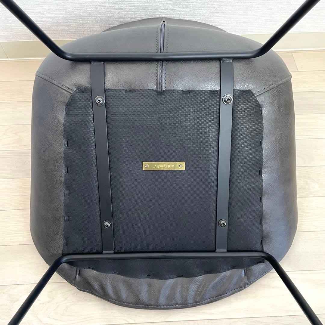 【良品】a.depeche アデペシュ PUNISH wing chair 2脚