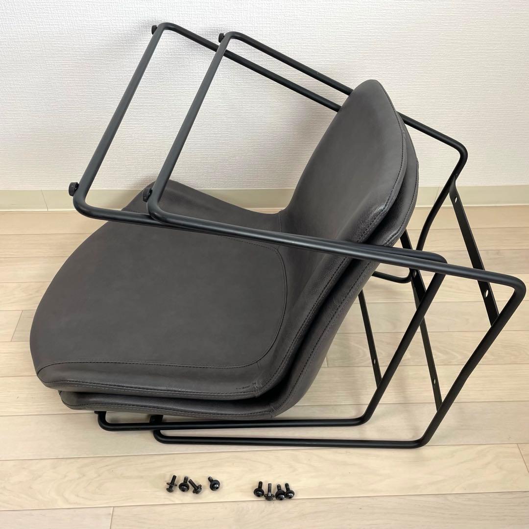 【良品】a.depeche アデペシュ PUNISH wing chair 2脚