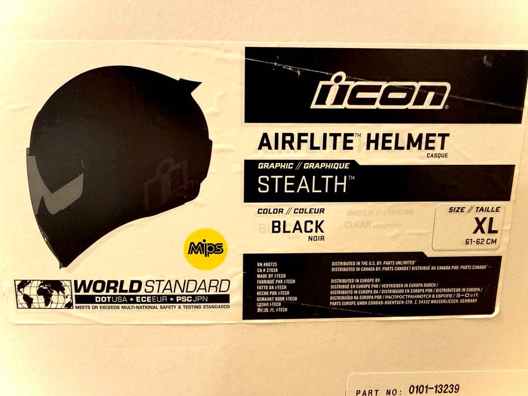ICON（アイコン）AIRFLITE ステルス ヘルメット 定価82,850円
