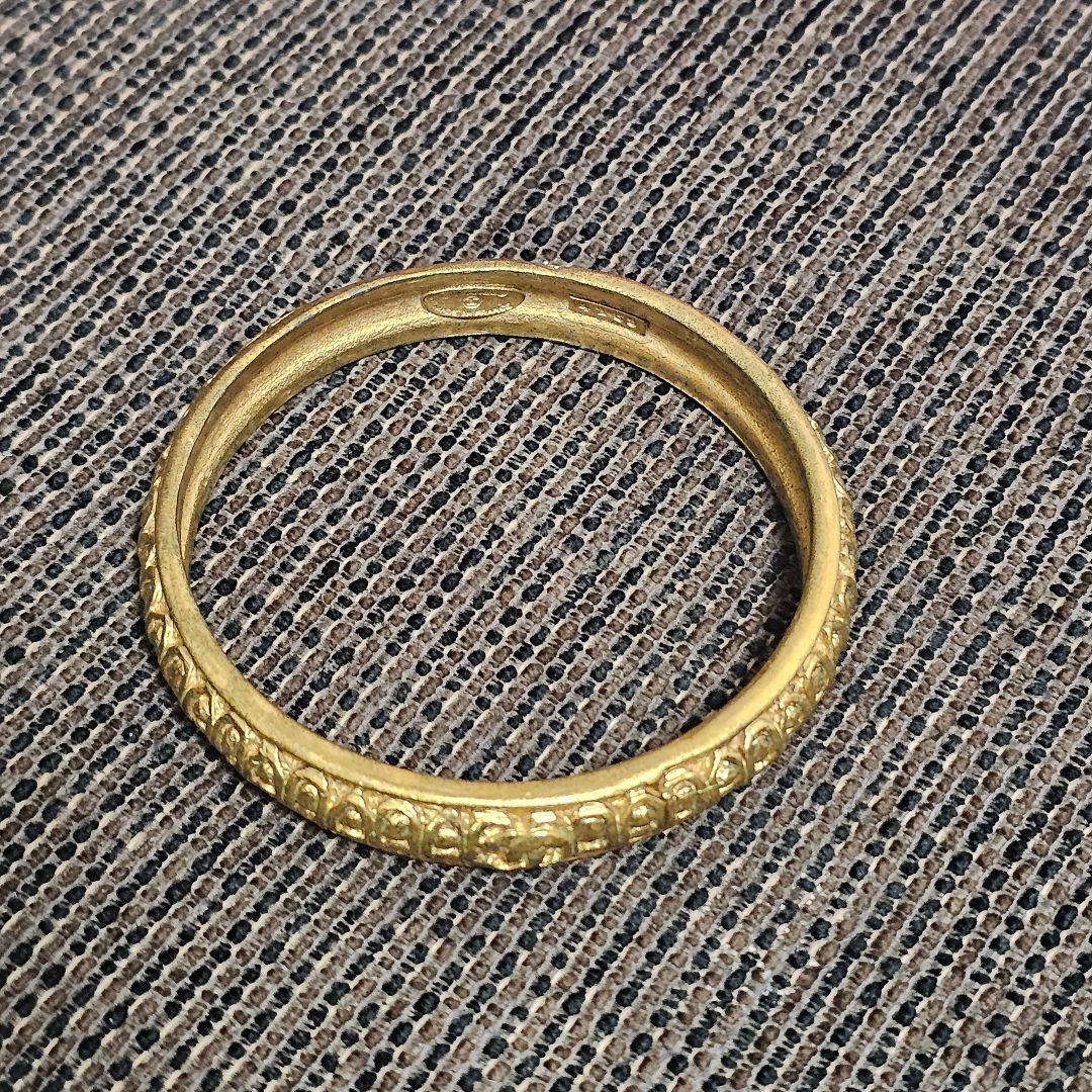 s*a様 お買得 シャネル ヴィンテージ バングル ブレスレット ゴールド ココ