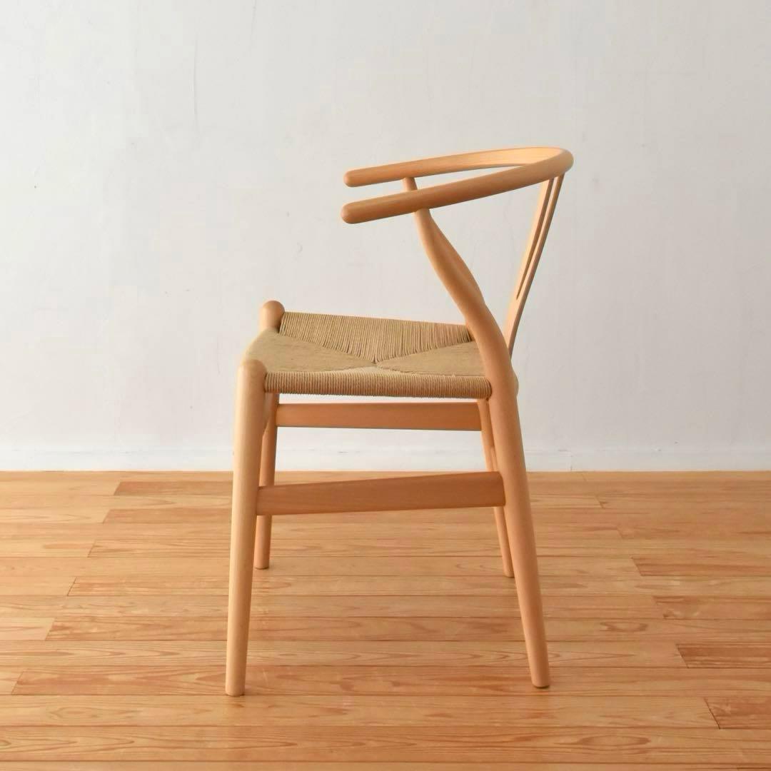 CH24 Hans.J.Wegner Yチェア　本革シートパッド付き　日本サイズ