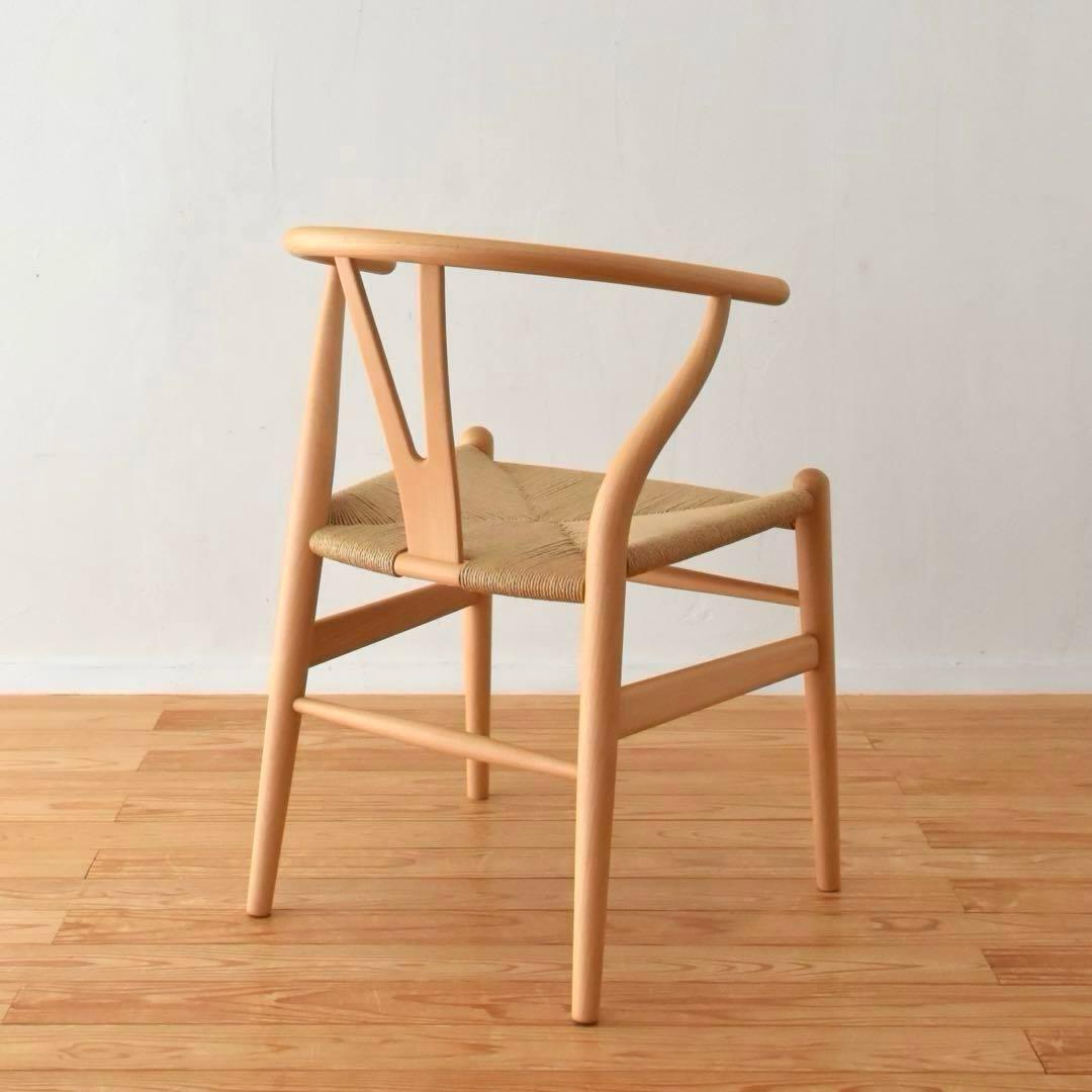 CH24 Hans.J.Wegner Yチェア　本革シートパッド付き　日本サイズ
